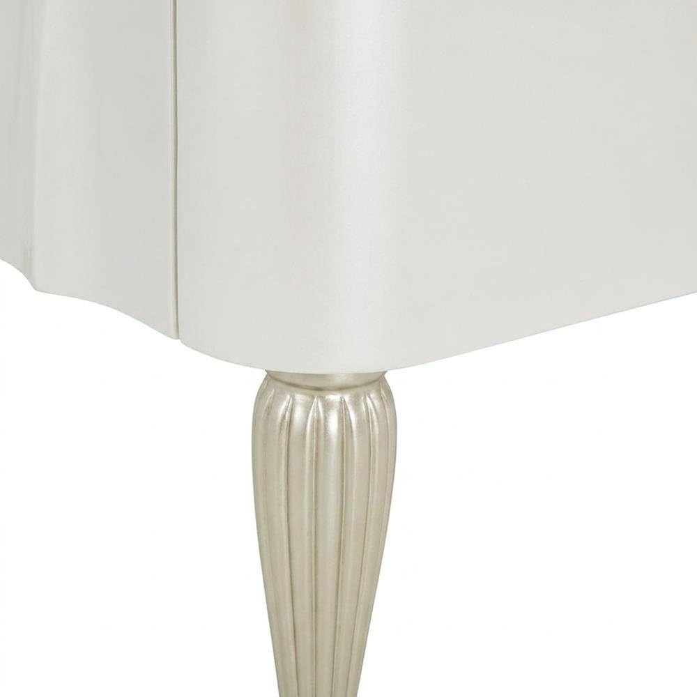 Display Cabinet Creamy Pearl with Glass Doors by Bison office – Solid; Manufactured Wood, Beige