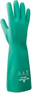 SHOWA 730 Chemical Resistant Glove, 15-mil Nitrile, X-Large, Vending 12-Pack