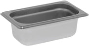 HUBERT Steam Table Pan Hotel Pan 1/9 Size Stainless Steel - 2 1/2"D