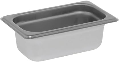 HUBERT Steam Table Pan Hotel Pan 1/9 Size Stainless Steel - 2 1/2"D