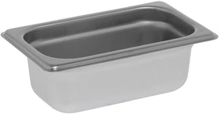 HUBERT Steam Table Pan Hotel Pan 1/9 Size Stainless Steel - 2 1/2"D