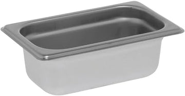 HUBERT Steam Table Pan Hotel Pan 1/9 Size Stainless Steel - 2 1/2"D