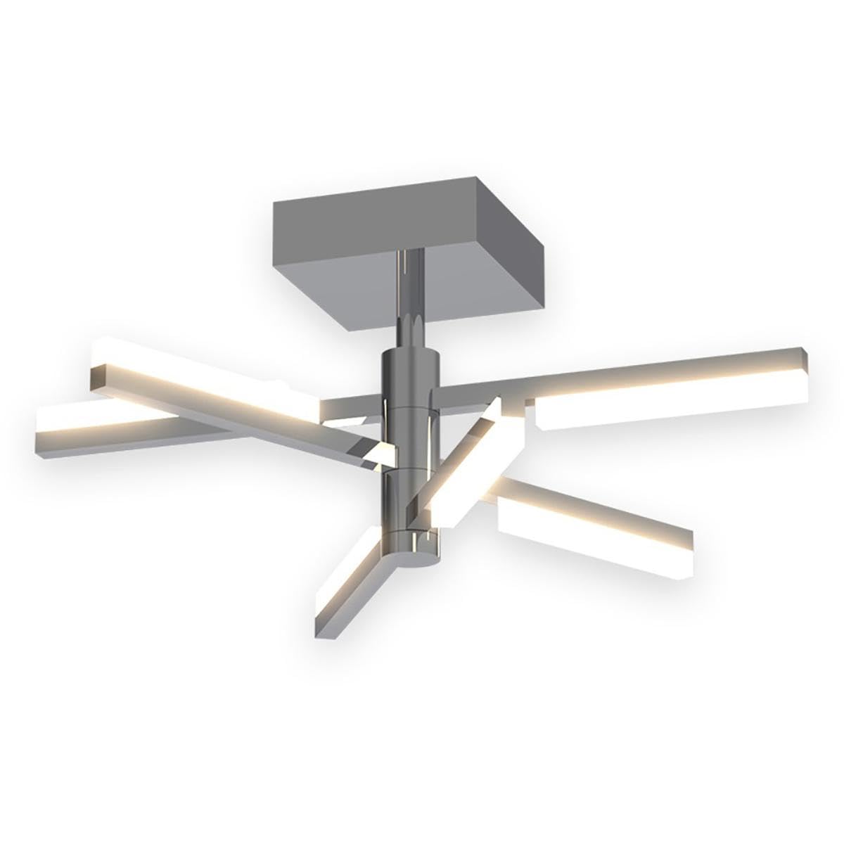 Chrome Stix Semi-Flush LED Mount by Artcraft by Art Craft Lighting – Chrome