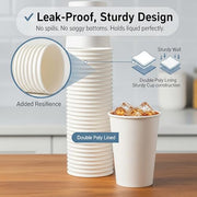 Karat 22 oz / White / C-KCP22W Cups