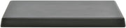 HUBERT Display Riser Rectangular Black Melamine and Bamboo - 10"L x 6"W x 1"H