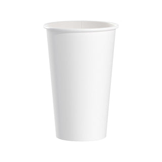 Solo Foodservice 316W 16 Oz. White Paper Hot Cup noHandle Singlepoly (1000-Pack)