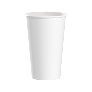 Solo Foodservice 316W 16 Oz. White Paper Hot Cup noHandle Singlepoly (1000-Pack)