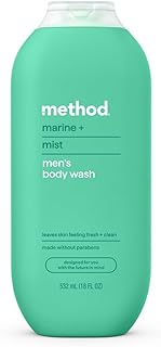 Method Body Wash, Marine + Mist, 18 oz