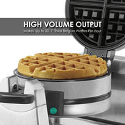 Waring Double Belgian Waffle Maker | 120 V, 1400W / 18x11x12 / Silver Commercial Waffle Makers