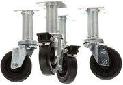 Exact FIT for Magikitch'n MKB3901504 CASTERS, 4"Wheel,9"Lift, 4 PK - Replacement Part by MAVRIK