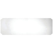 Wire Shelving Clear Plastic Shelf Insert - 48" L x 18" W by HUBERT – Plastic, Clear, Pack of 4, Model SL1848