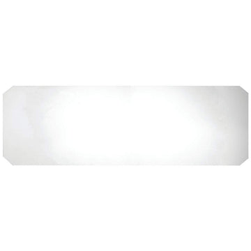 Wire Shelving Clear Plastic Shelf Insert - 48" L x 18" W by HUBERT – Plastic, Clear, Pack of 4, Model SL1848
