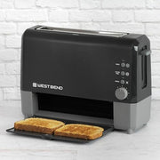 West Bend 2-Slice / Black / QuikServe Toasters