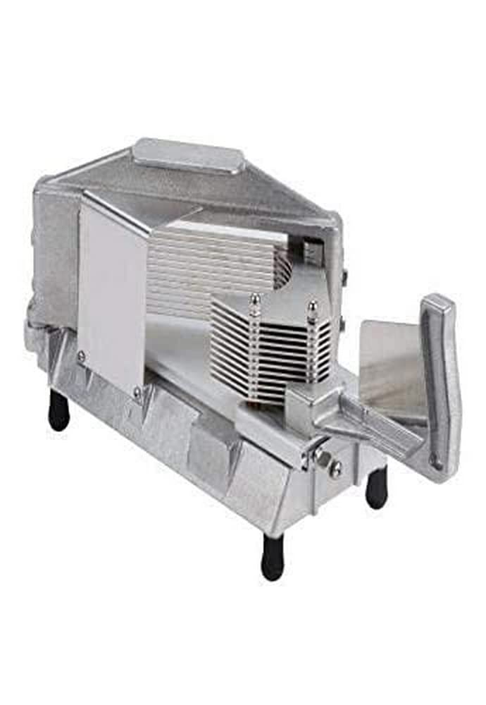 1/4" Tomato Slicer by Global Solutions – 7 1/4" W x 15 1/4" D x 8 1/4" H, Aluminum, Silver, Model GS4100-B