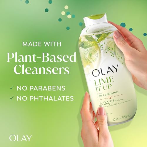 Olay Lime It Up with Lime & Bergamot / 22 Fl Oz (Pack of 1) / White Body Washes