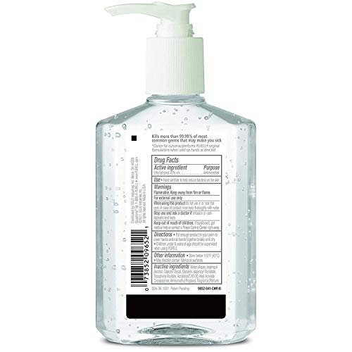 Purell 8 Fl Oz (Pack of 4) / 4 Hand Sanitizers