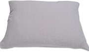 LinenMe Stone Washed Pillow Case Silver King 20" x 36" 100% European Linen, Prewashed, Hand Made