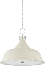Hudson Valley Lighting MDS300L-PN/FBL Painted No. 1-4 Light Pendant - 18.75 Inches Tall and 23.5 Inches Wide - Polished Nickel/Soft French Blue