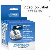 DYMO 30326 VHS / Video Tape/Top Label 1-4/5 x 3-1/10 150 Labels