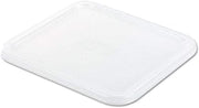 Rubbermaid Commercial White 8 4/5 x 8 3/4 SpaceSaver Square Container Lid