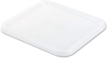 Rubbermaid Commercial White 8 4/5 x 8 3/4 SpaceSaver Square Container Lid