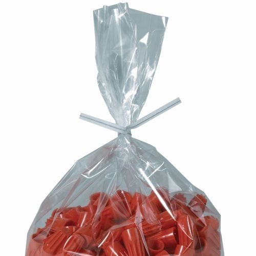 Paper Twist Ties by Box Partners – Paper/Wire, White, Model SHP-6748