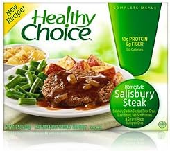 Healthy Choice Salisbury Steak With Mushrooms, 3.9-Pound (Pack of 4)