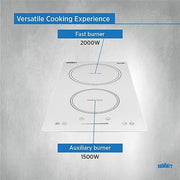 Summit Appliance White / 12 Inch / 1 Countertop Burners