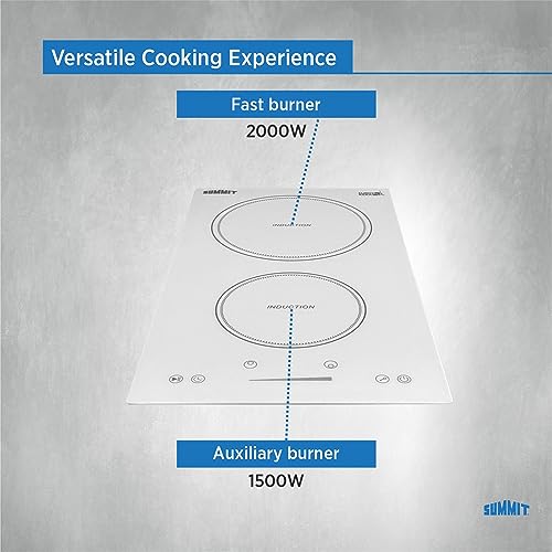 Summit Appliance White / 12 Inch / 1 Countertop Burners