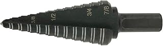 Greenlee GSB04 7/8" Step Bit (#4) Metal Cutter with Patented Split-Step Design, 7/8" Metal Cutting Tool for 1/2" Drill Chucks