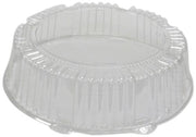 CaterLine Plastic Round Catering Tray Dome Lid by WNA – 12", Plastic, Clear, Pack of 25, Model A12PETDM