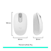 Logitech Raw White / 3.9" x 2.4" x 1.5" / 1 Mice