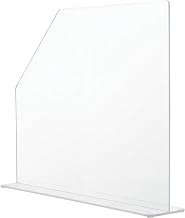 Global Industrial Splash Guard, Medium, 4-1/2"W x 21-1/4"D x 18"H, Clear