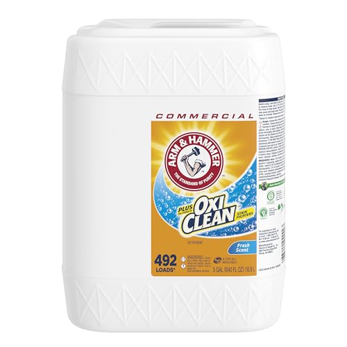 ARM & HAMMER 640 Fl Oz (Pack of 1) / Fresh Scent + OxiClean / 1 Liquid Detergent