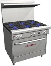 Southbend 4363D Range, 36" Wide, 6 Star Saute Burners (33,000 Btu), with Standar