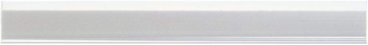 HUBERT Clear Plastic Peel and Stick Quick Clip Card Holder - 6"L x 7/8"H, 25 per Bag