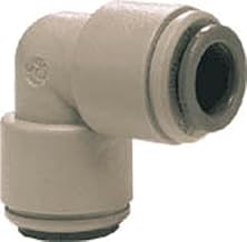 John Guest 1/2" Union Elbow Quick Connect (Acetal Gray) RO DI Reverse Osmosis Drinking Water