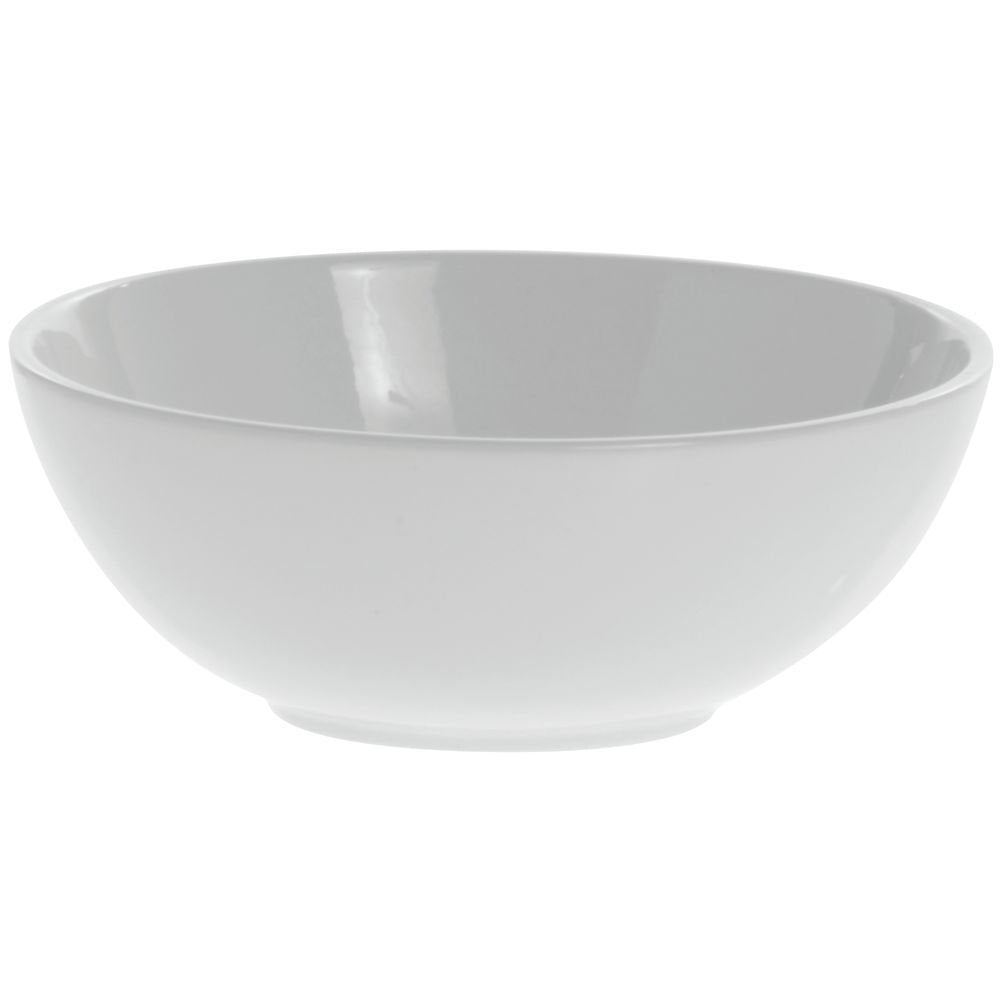 Ellipse Bowl by Front of the House – 6.25" Width, 5.75" Length, 16.0 ounces, Porcelain, White, Pack of 12