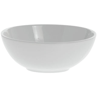 Ellipse Bowl by Front of the House – 6.25" Width, 5.75" Length, 16.0 ounces, Porcelain, White, Pack of 12