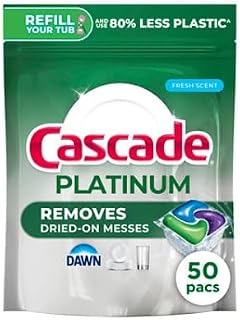 Cascade Platinum Actionpacs, Fresh Scent, 50 Count