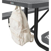 Global Industrial Grey / Industrial / 96 inches x 30 inches x 29.5 inches Picnic Tables