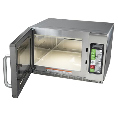 Winco 1.2 Cubic Feet / 1,800 W (Touch) / Silver Countertop Microwave Ovens