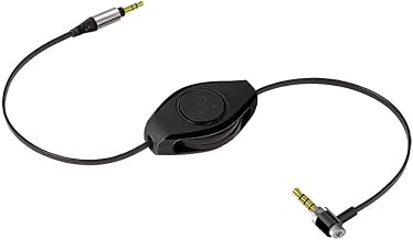 5-Foot Retractable Microphone and Auxiliary Cable