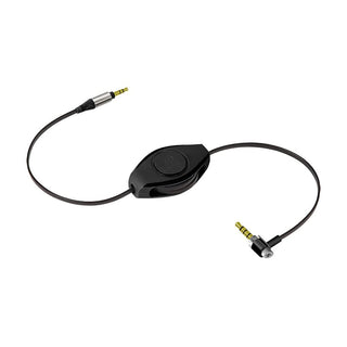 5-Foot Retractable Microphone and Auxiliary Cable by ReTrak – 6- Feet, With Microphone, Model ETPRAUXMIC