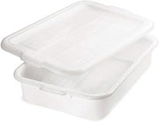 Tablecraft Food Storage Box, 21-1/4 by 15-3/4 by 7-Inch, White