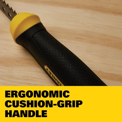 STANLEY 1-Pack / Industrial / Black, Yellow Handsaws