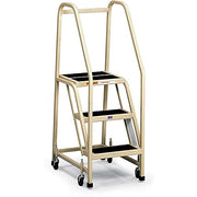 EGA F013 Office Ladder 3-Step by EGA Products Inc – 29"L x 22"W x 54"H, Alloy Steel, Gray, Model F005-G