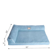 Bed Bue Dog Bed by Armarkat – Medium, Polyester, Blue, Model D08A