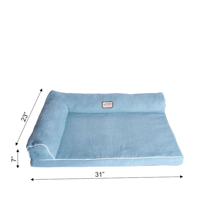 Bed Bue Dog Bed by Armarkat – Medium, Polyester, Blue, Model D08A