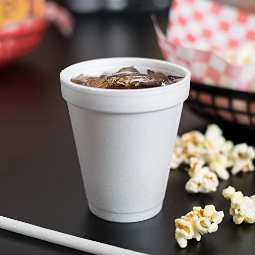 DART White / 6.0 ounces / 25 Count (Pack of 40) Cups